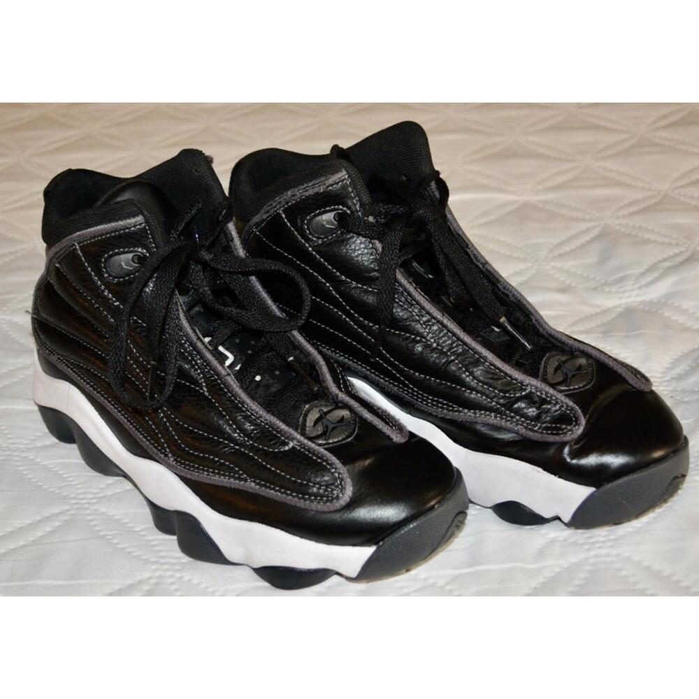 Nike Air Jordan Pro Strong BG Sz 6.5 Y Basketball Shoes Black & White 407484-020